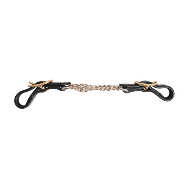 Cadena doble para hackamore Dy'on Negro