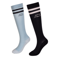 Calcetines Stripes paquete de 2 Kentucky Azul marino / azul claro