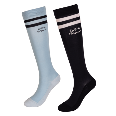 Calcetines Stripes paquete de 2 Kentucky Azul marino / azul claro