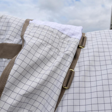 Manta antialérgica y de verano Comfort Kentucky Blanco Manta antialérgica y de verano Comfort Kentucky Blanco