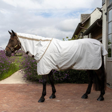 Manta antialérgica y de verano Comfort Kentucky Blanco Manta antialérgica y de verano Comfort Kentucky Blanco