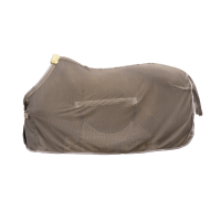 Manta antimoscas con protección ventral Comfort Kentucky Beige a cuadros Manta antimoscas con protección ventral Comfort Kentucky Beige a cuadros