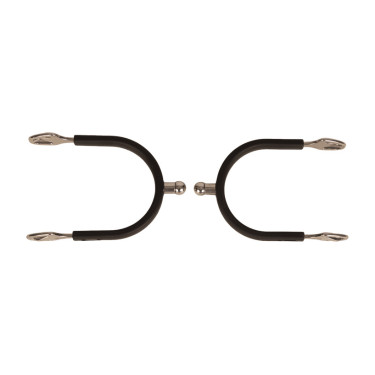 Espuelas de bola de acero con goma Velari Acero inoxidable Espuelas de bola de acero con goma Velari Acero inoxidable