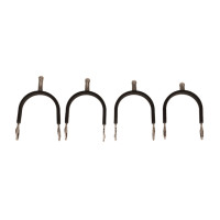 Espuelas de bola de acero con goma Velari Acero inoxidable