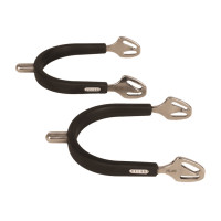 Espuelas redondas de acero con goma Velari Acero inoxidable