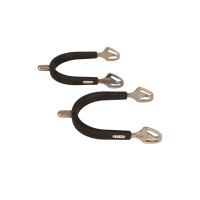 Espuelas redondas de acero con goma Velari Acero inoxidable