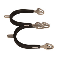 Espuelas redondas de acero con goma Velari Acero inoxidable