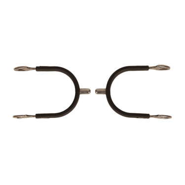 Espuelas redondas de acero con goma Velari Acero inoxidable