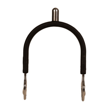 Espuelas redondas de acero con goma Velari Acero inoxidable