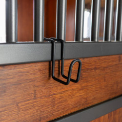 Soporte para cabezada Grooming Deluxe Negro