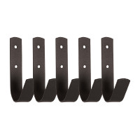 Soporte para files por 5 negro mate Grooming Deluxe Negro