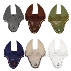 Capucha antimoscas Tattini con cordón bicolor Amarillo