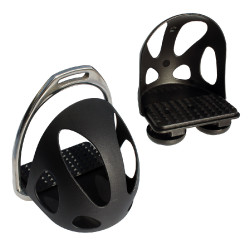 Jaula Daslö para estribos Negro