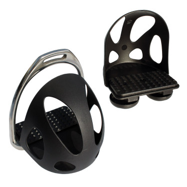 Jaula Daslö para estribos Negro