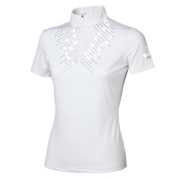Polo de concurso Tattini mujer tormenta de cristal Blanco