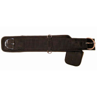 Cinch y sobrecincha Brad Ren's con velcro Negro