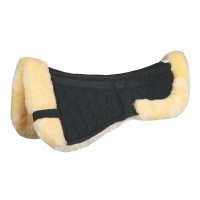 Amortiguador de borrego auténtico estilo HKM Naturaleza Beige Amortiguador de borrego auténtico estilo HKM Naturaleza Beige