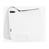 Mantilla LeMieux ProSport doma SQ Plain Standard Strap Blanco modelo antiguo