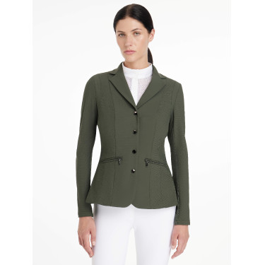Chaqueta de concurso LeMieux Mesh Jessica Verde abeto