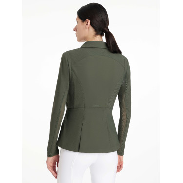 Chaqueta de concurso LeMieux Mesh Jessica Verde abeto