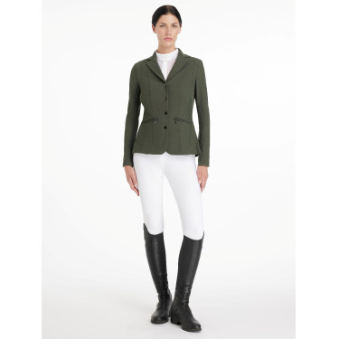 Chaqueta de concurso LeMieux Mesh Jessica Verde abeto