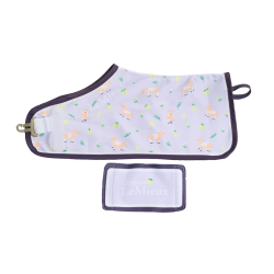 Manta para pony de juguete LeMieux con estampado de limón Lila Violeta