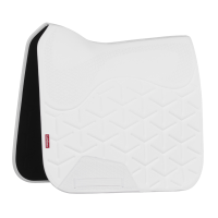 Mantilla de doma LeMieux moldeada ProForm Blanco