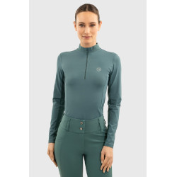 Polo Técnico Harcour Tess mujer Pavo real Azul