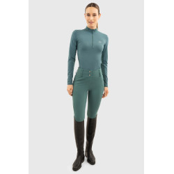 Polo Técnico Harcour Tess mujer Pavo real Azul