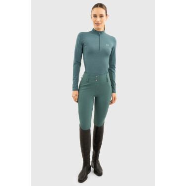 Polo Técnico Harcour Tess mujer Pavo real Azul