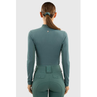 Polo Técnico Harcour Tess mujer Pavo real Azul