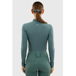 Polo Técnico Harcour Tess mujer Pavo real Azul