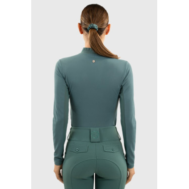 Polo Técnico Harcour Tess mujer Pavo real Azul