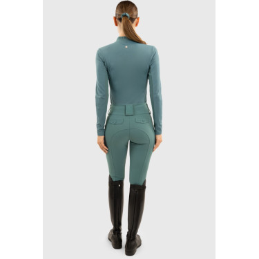 Polo Técnico Harcour Tess mujer Pavo real Azul