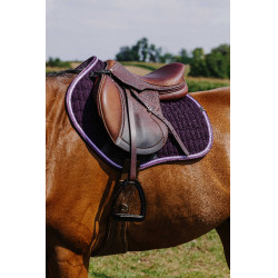 Almohadilla de montar Equithème Eclat Púrpura Violeta