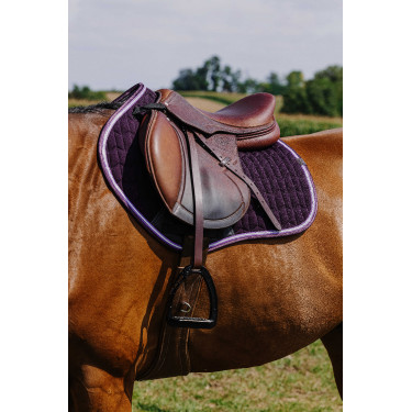 Almohadilla de montar Equithème Eclat Púrpura Violeta