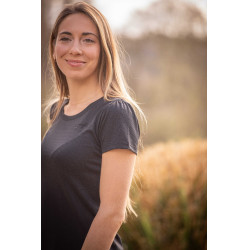 Camiseta Pénélope Techty de manga corta Gris