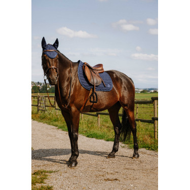 Orejeras antimoscas Je t'aime EQUITHÈME - Origen Azul marino