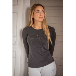 Camiseta PENELOPE - Lovely - Manga larga Antracita Gris