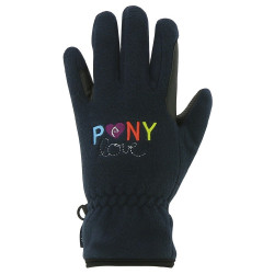 Guantes Equi-Kids PonyLove Azul marino