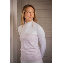 Polo PENELOPE - Debbie Blanc - Rose Blanco Polo PENELOPE - Debbie Blanc - Rose Blanco