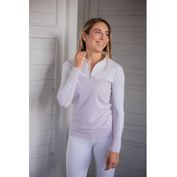 Polo PENELOPE - Debbie Blanc - Rose Blanco Polo PENELOPE - Debbie Blanc - Rose Blanco