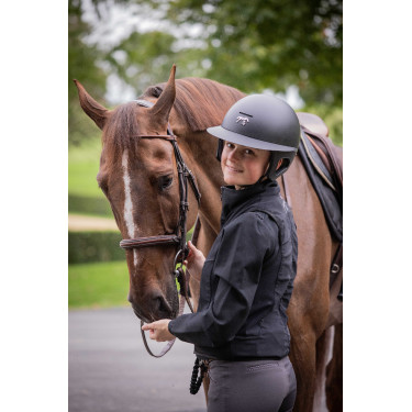 Casco PENELOPE visera larga Negro mate