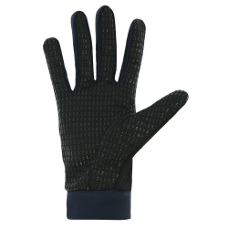Guantes Equi-Theme Knit digital Negro / azúl marino
