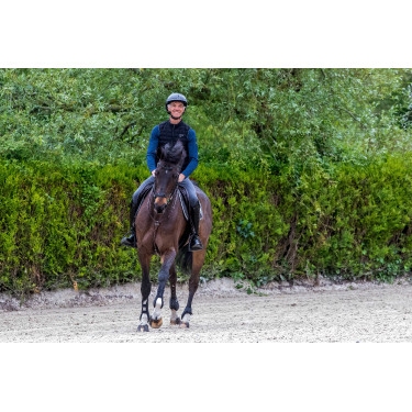 Chaleco calefactable Equithème Charlie Negro