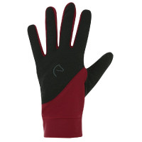 Guantes Equi-Theme Knit digital Negro / ciruela