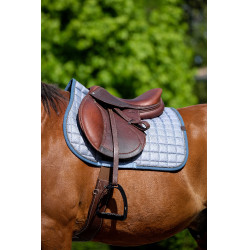 Manta de montar Equithème Chic Azul