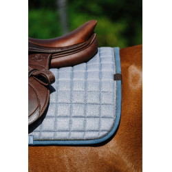 Manta de montar Equithème Chic Azul