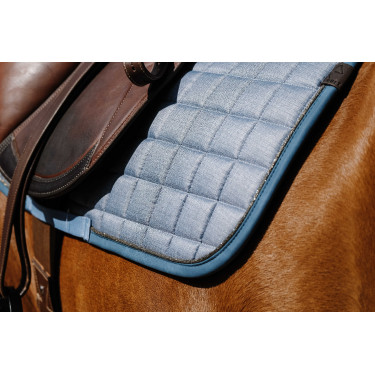 Manta de montar Equithème Chic Azul