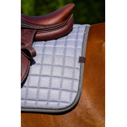 Manta de montar Equithème Chic Gris